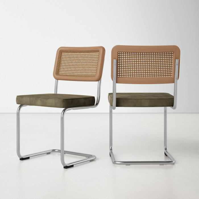 AllModern Gilman Velvet Upholstered Side Chair & Reviews Wayfair